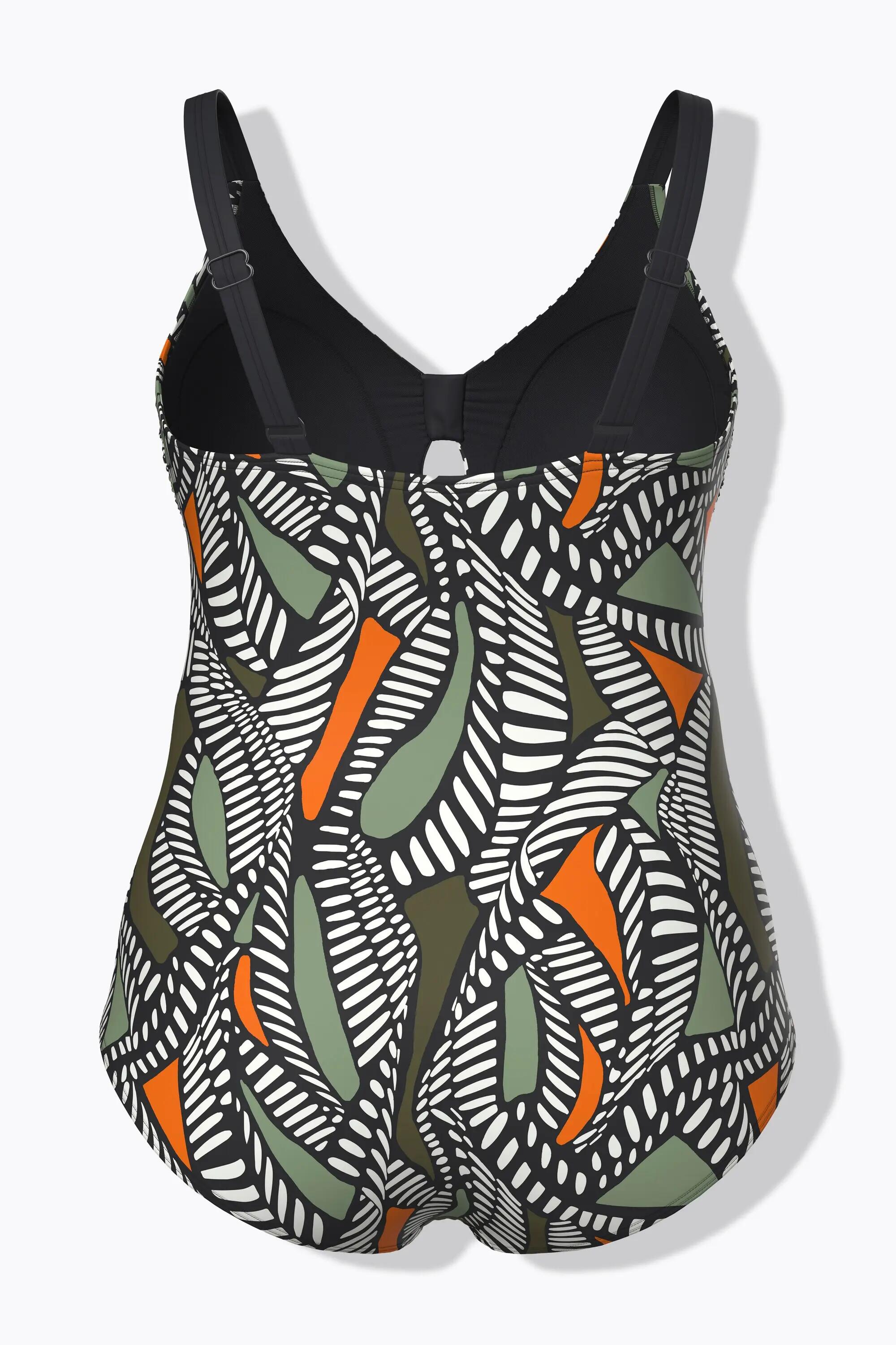Femme Maillot de bain avec bonnets souples et nœud fantaisie matière recyclée 7/7