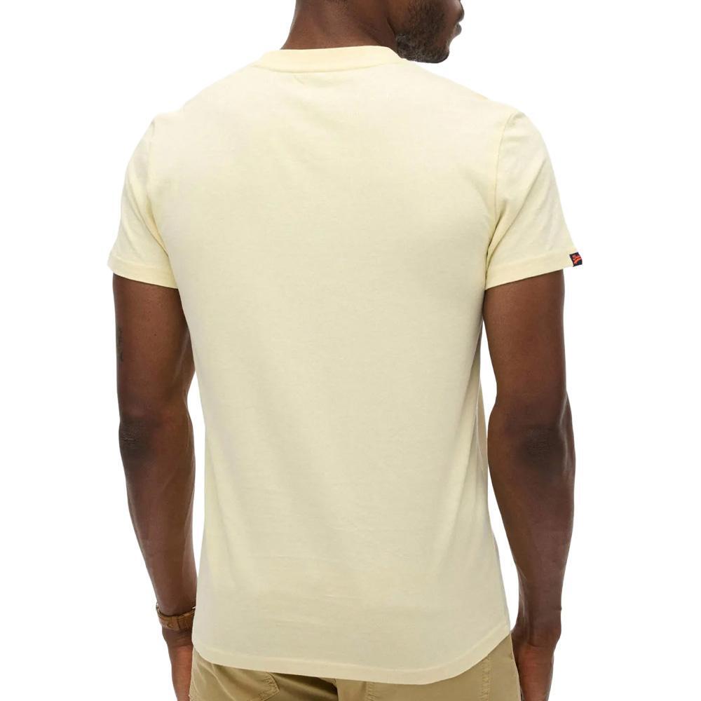 Camiseta Superdry Vintage Logo Amarilla para Hombre 3/3