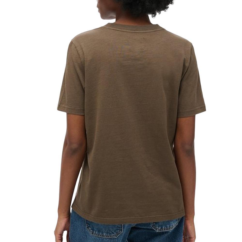 Superdry Damen T-Shirt bestickt Braun 3/3