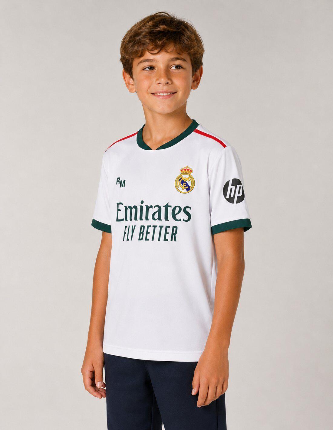 Camiseta Niño Bellingham Real Madrid 2026/27 Primera Equipación Réplica Oficial 4/4