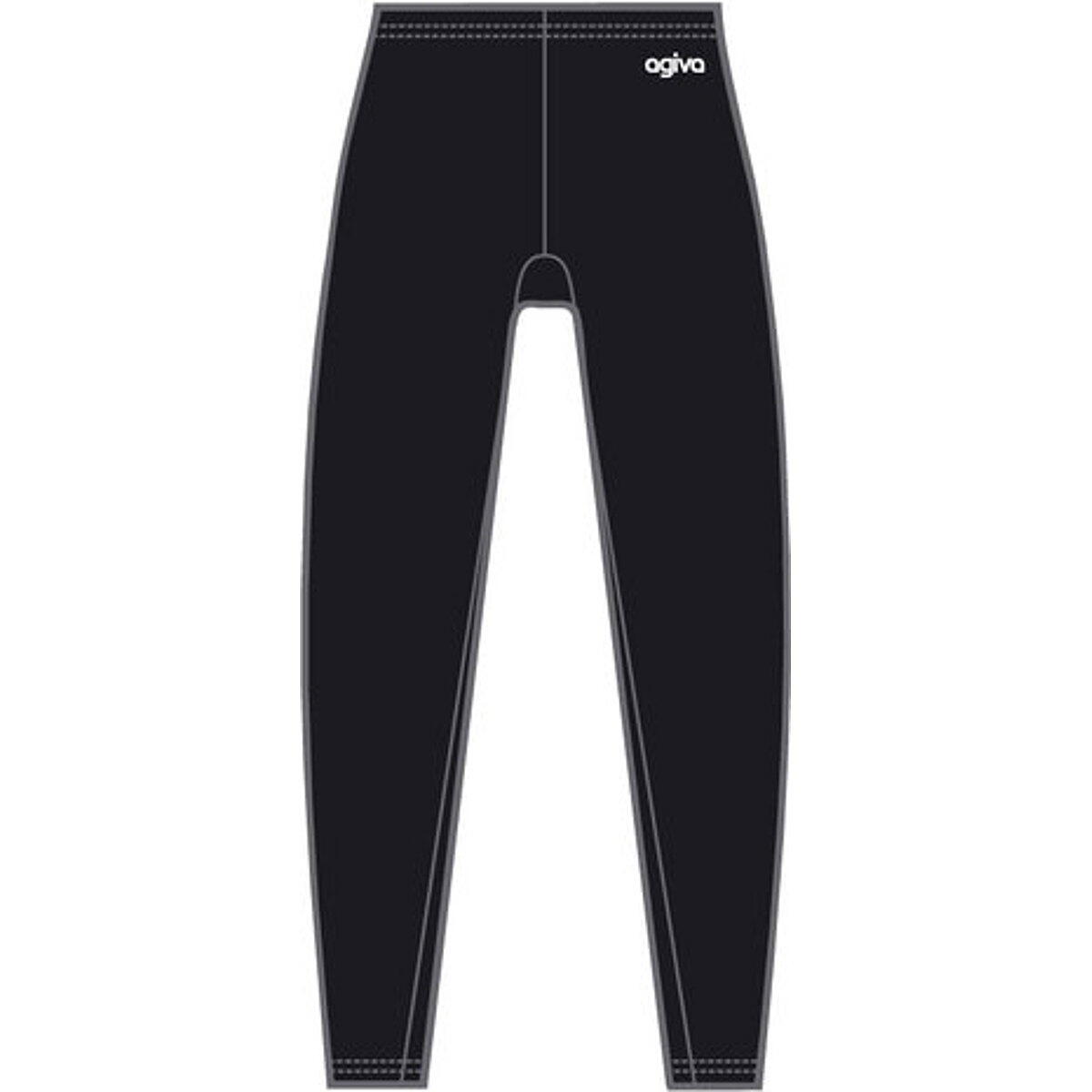 Legging - Fitness - Femme - Nahtloos, mid waist, elasthane - Noir 1/1