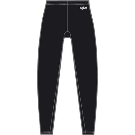 Legging - Sport - Dames - Nahtloos, elasthane, taille mi-haute - Noir