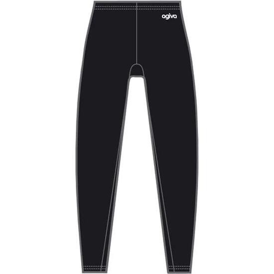 Legging - Sport - Dames - Nahtloos, elasthane, taille mi-haute - Noir