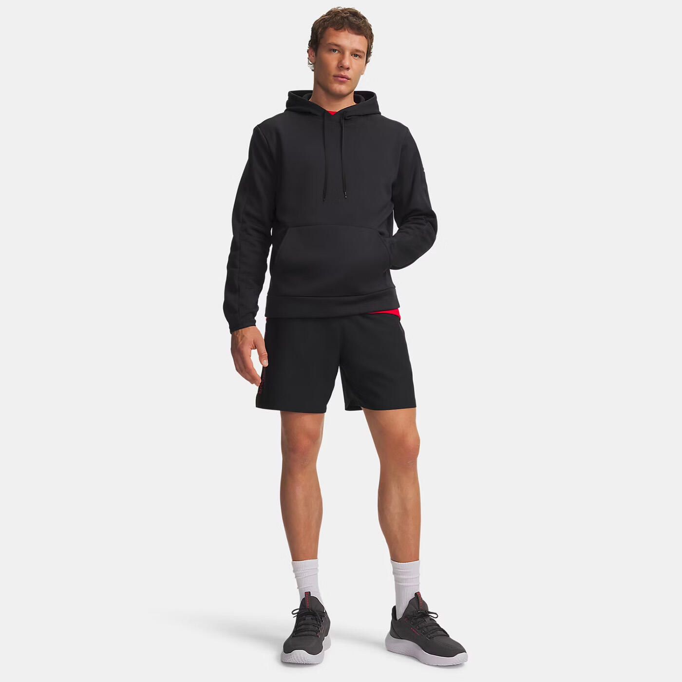 Short 21cm UA Tech™ tissé avec logo pour homme Under Armour Noir 3/3