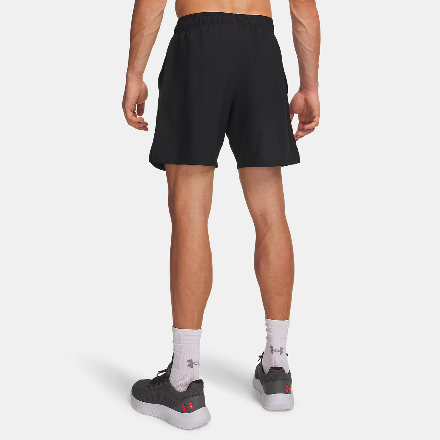 Short 21cm UA Tech™ tissé avec logo pour homme Under Armour Noir 2/3