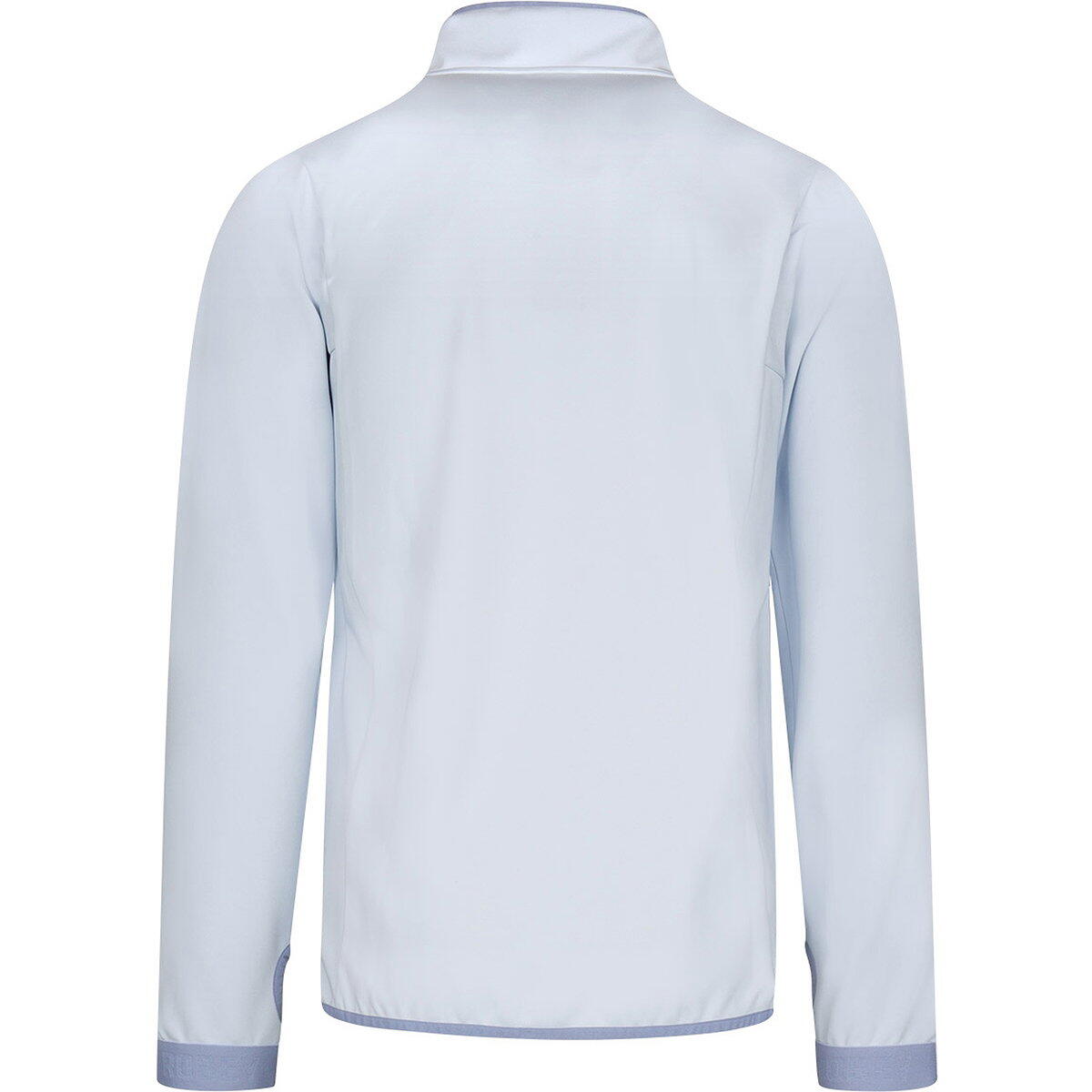 Veste zippée enfant - demi-zip, scuba - blanc 2/3