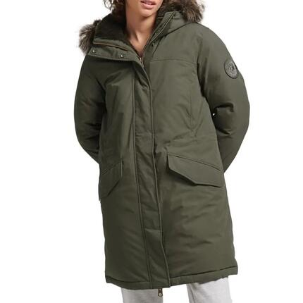 Parka Kaki Femme Superdry Vintage Down Everest