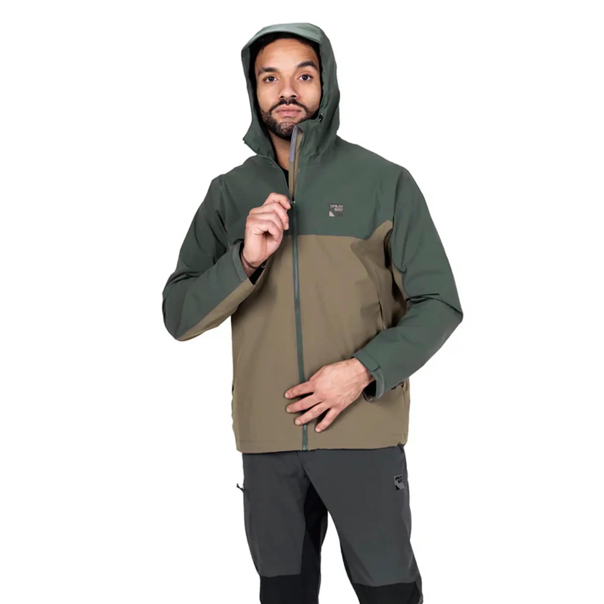 Sprayway - Herren Wasserdichte Half Zip Regenjacke Mit Kapuze 4/5