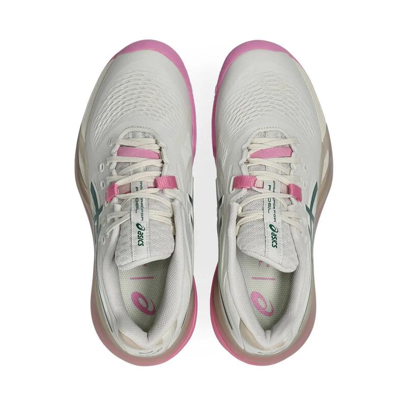 Asics Gel-resolution X Padel Blanco/verde/rosa Mujer 1042a285