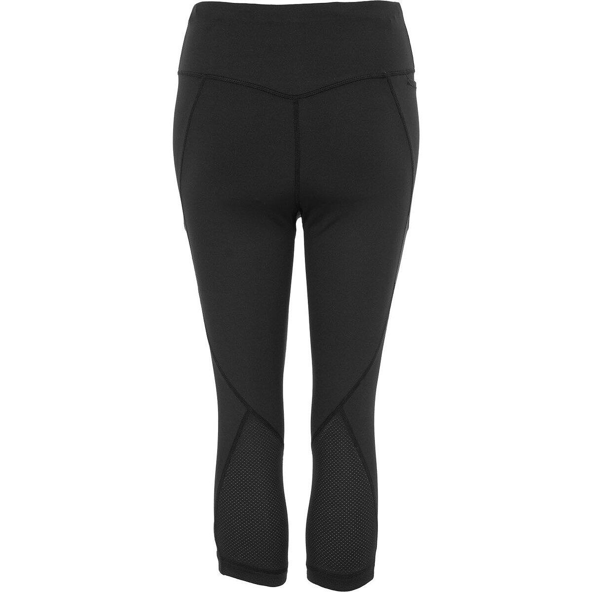 Cuissard 3/4 - Fitness - Femme - Taille haute, Sneldrogend, Mesh - Stanno - Noir 2/2