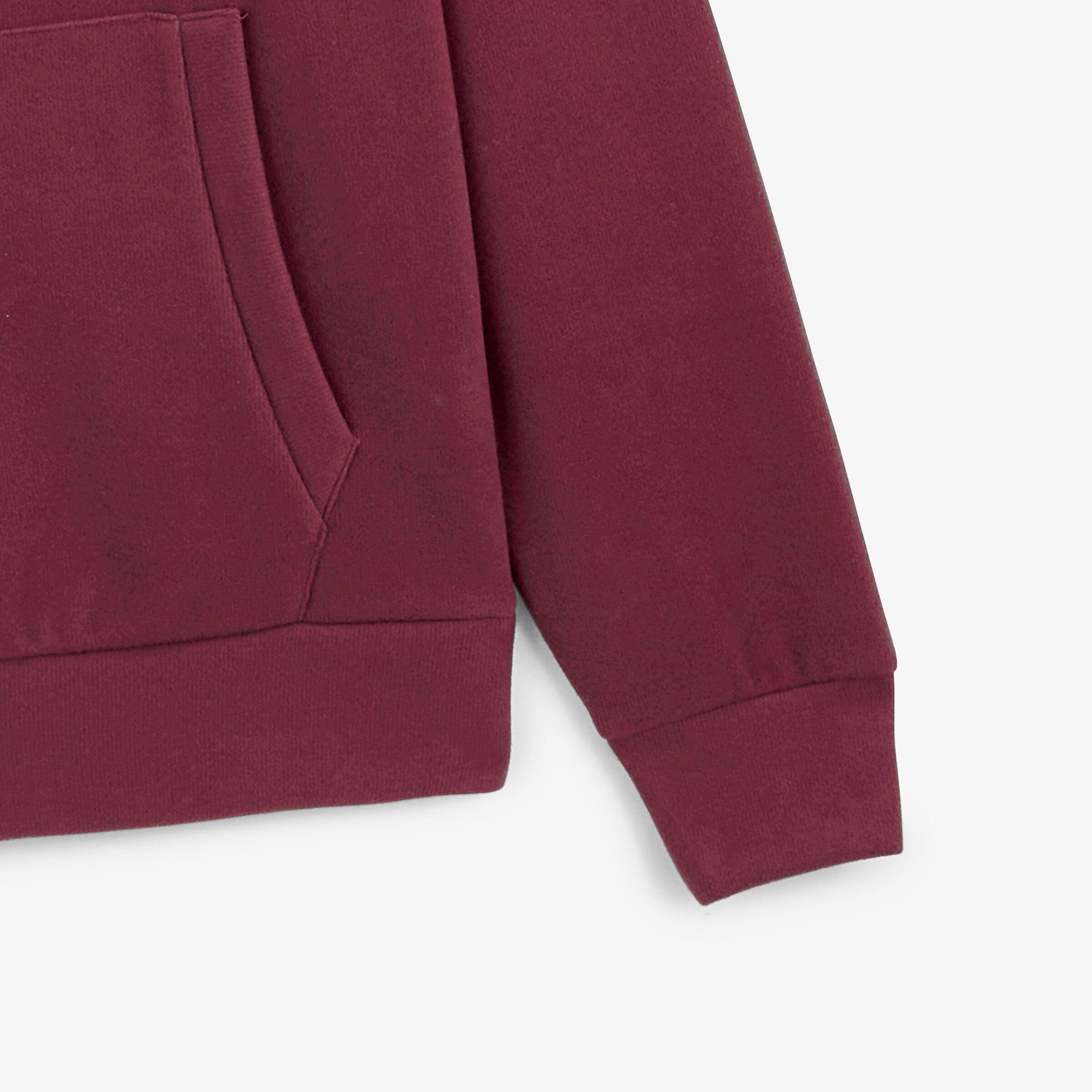 Sweatshirt met ritssluiting, French Rib en overhemdkraag 4/4