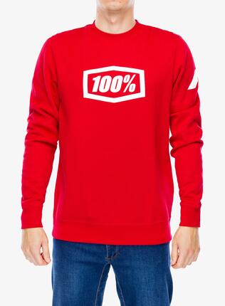 Bluza 100% Icon Pullover Crewneck Fleece Sweatshirt