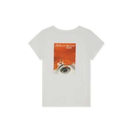 T-shirt Affiche 2026 enfant Roland-Garros - Blanc