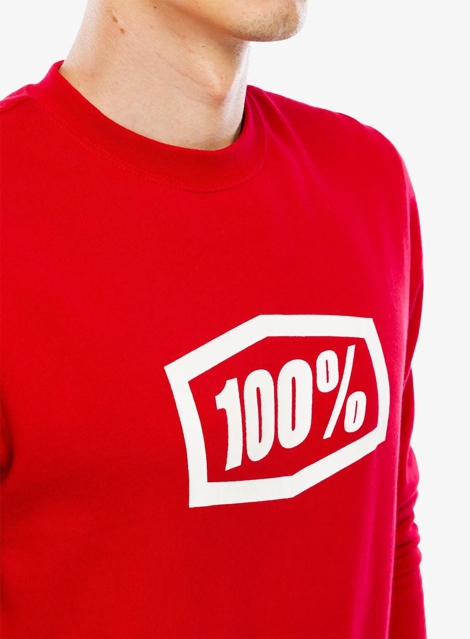 Bluza 100% Icon Pullover Crewneck Fleece Sweatshirt 5/5