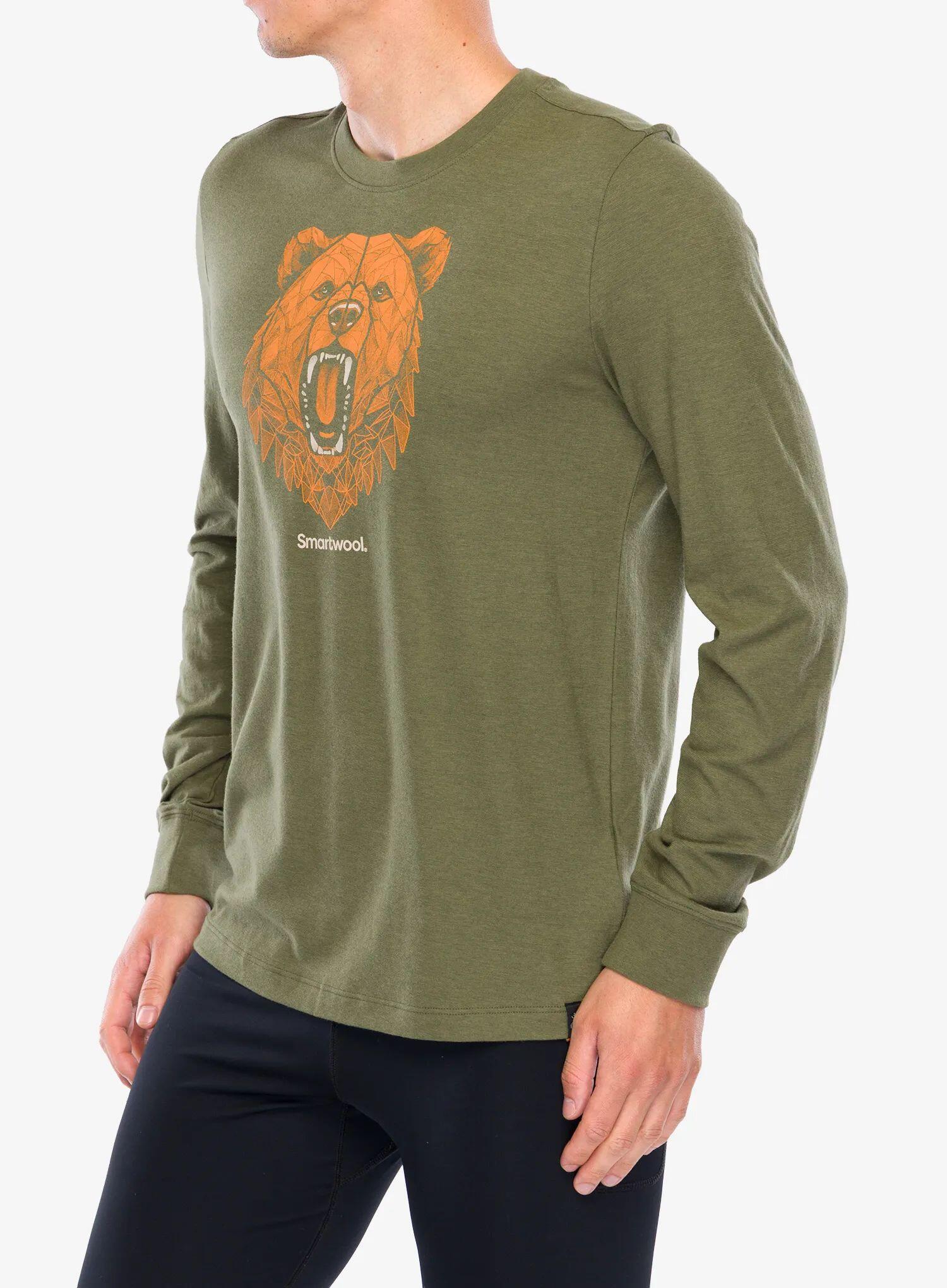 Bluza bez kaptura Smartwool Geometric Bear Long Sleeve Graphic Tee 6/7