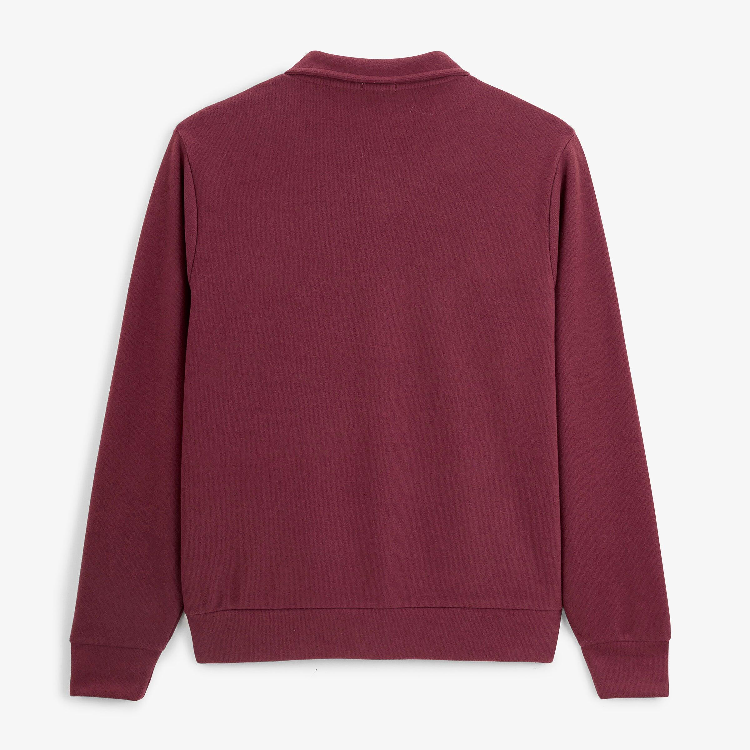 Sweatshirt met ritssluiting, French Rib en overhemdkraag 2/4