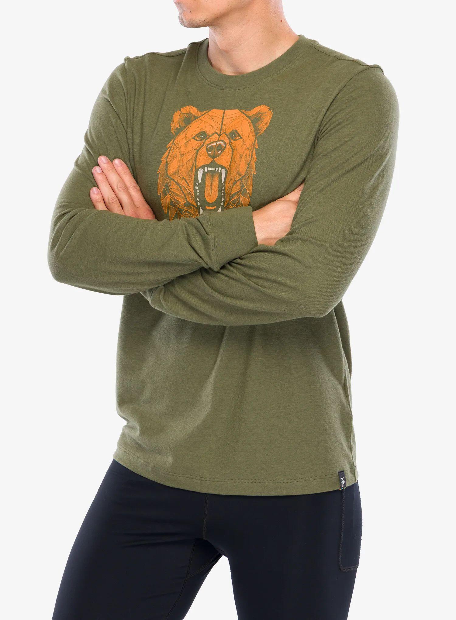 Bluza bez kaptura Smartwool Geometric Bear Long Sleeve Graphic Tee 5/7