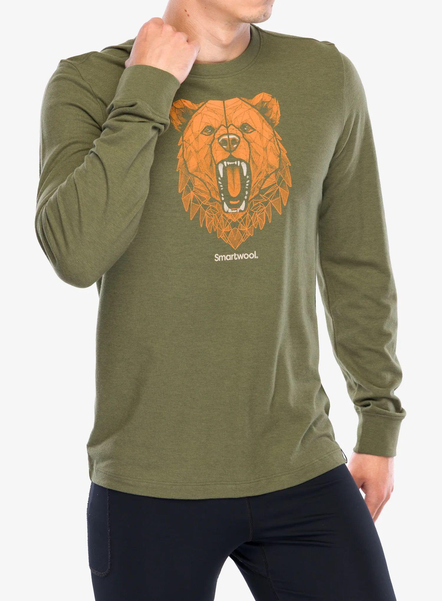 Bluza bez kaptura Smartwool Geometric Bear Long Sleeve Graphic Tee 4/7