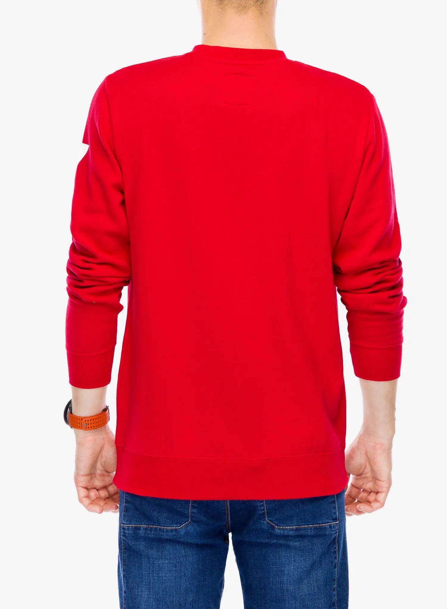 Bluza 100% Icon Pullover Crewneck Fleece Sweatshirt 2/5
