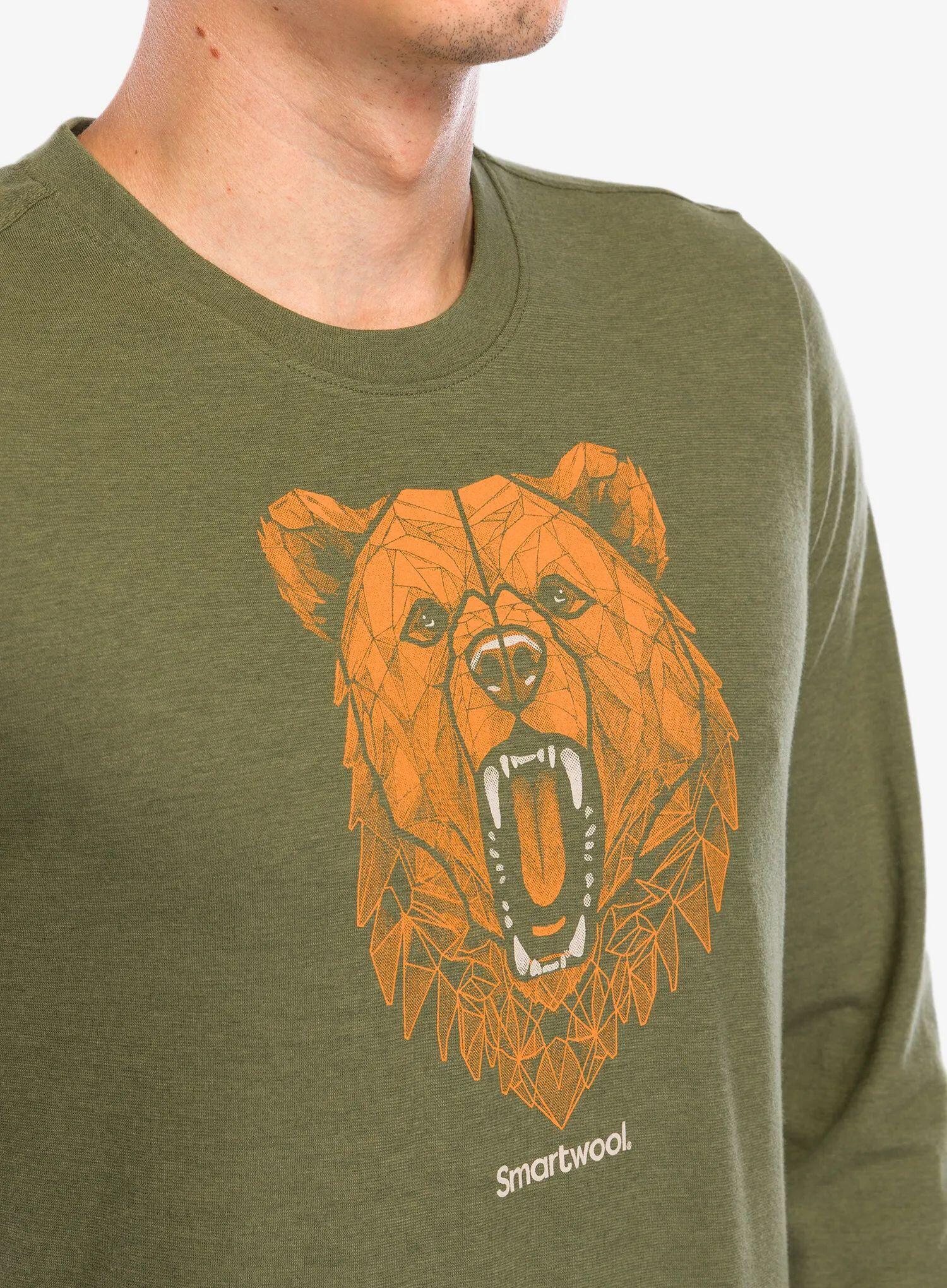 Bluza bez kaptura Smartwool Geometric Bear Long Sleeve Graphic Tee 3/7