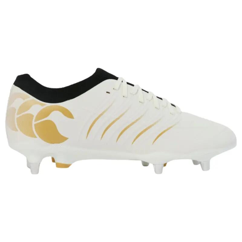 Chaussures De Rugby Pour Terrain Souple PRO Homme (Blanc) 4/4