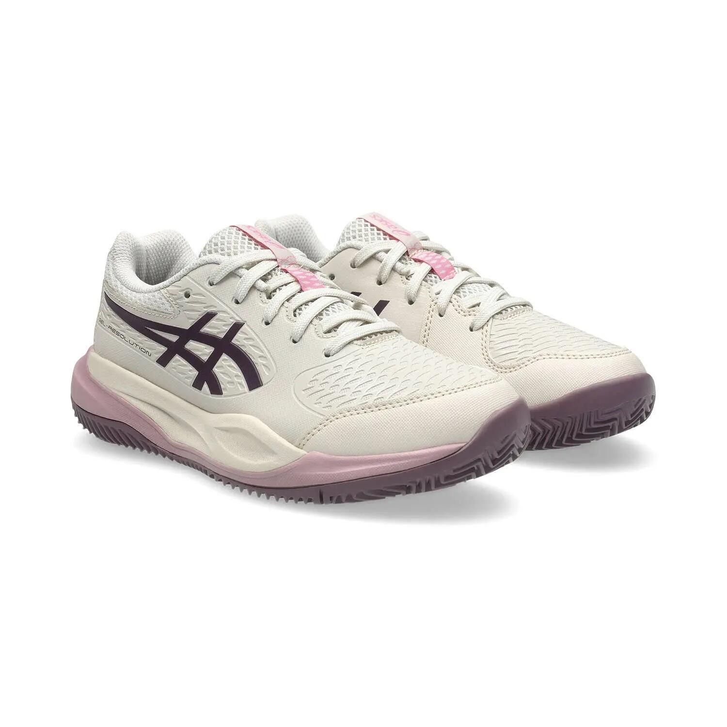 Asics Gel-resolution X Gs Clay Blanco/lila Junior 1044a080 2/6