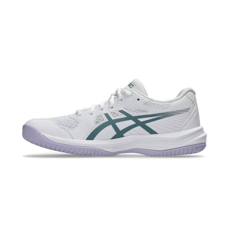 Asics Upcourt 6 Padel Blanco Mujer 1072a107