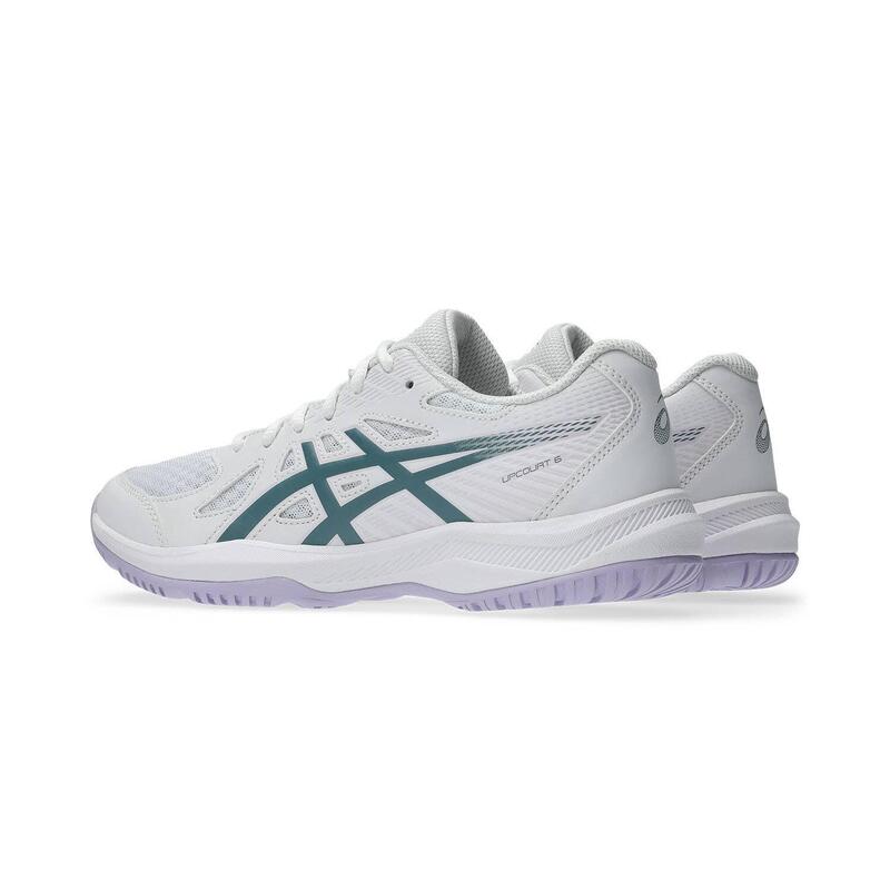 Asics Upcourt 6 Padel Blanco Mujer 1072a107