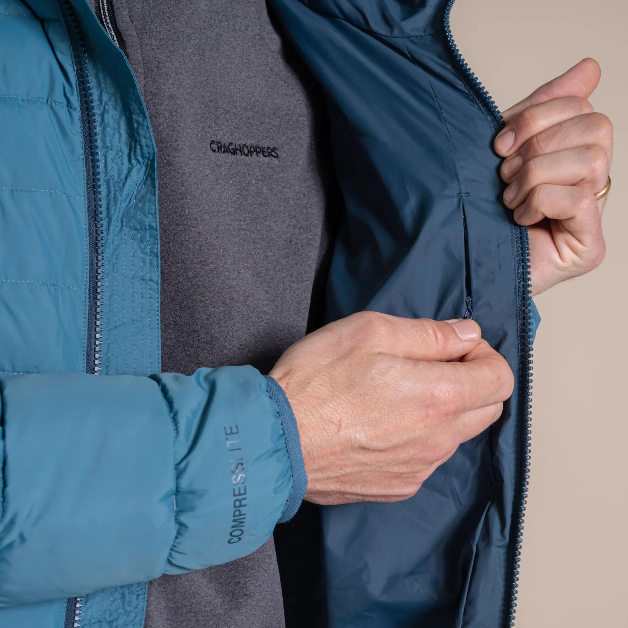 Herren Compresslite IX Kapuzen-Isolationsjacke 6/7
