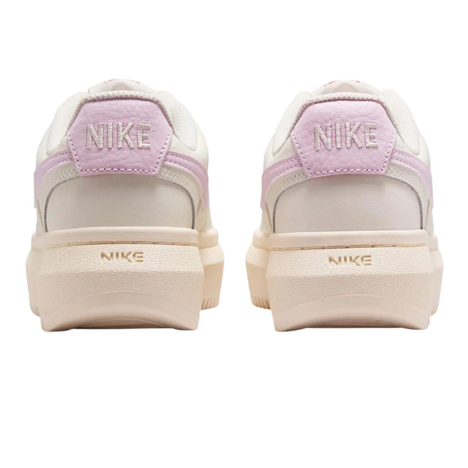 Baskets Motif/style Swoosh COURT VISION Femme (Blanc / Rose) 2/4