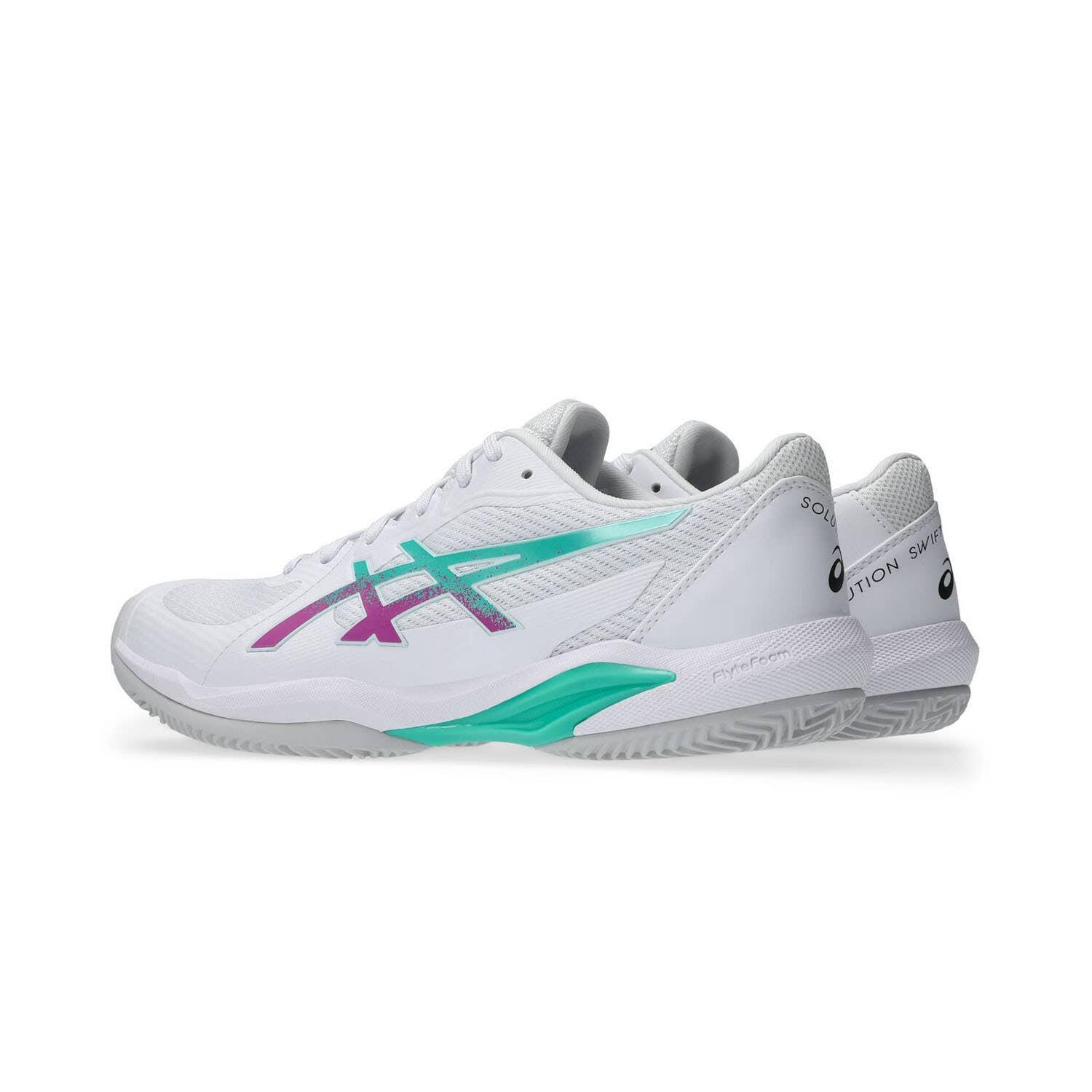 ASICS Zapatillas Tenis de Hombre SOLUTION SWIFT FF 2 CLAY Blanco / Rosa — photo 3