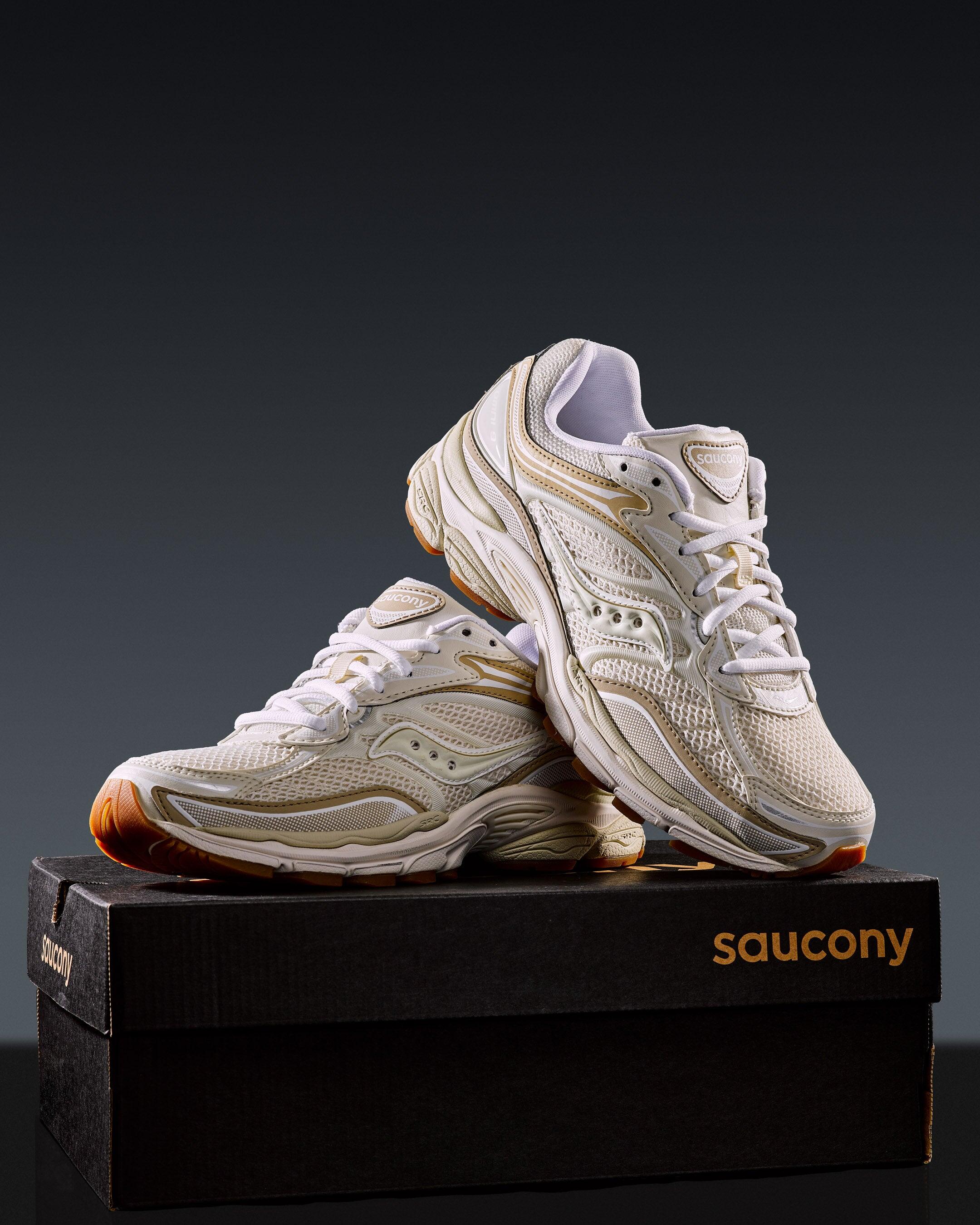 Saucony Progrid Omni 9 Beige - Double Laces 6/7