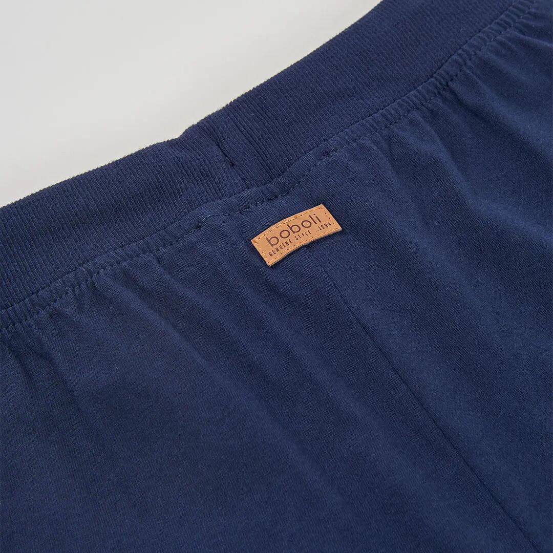 Bermudas de punto para niño azul marino 4/4