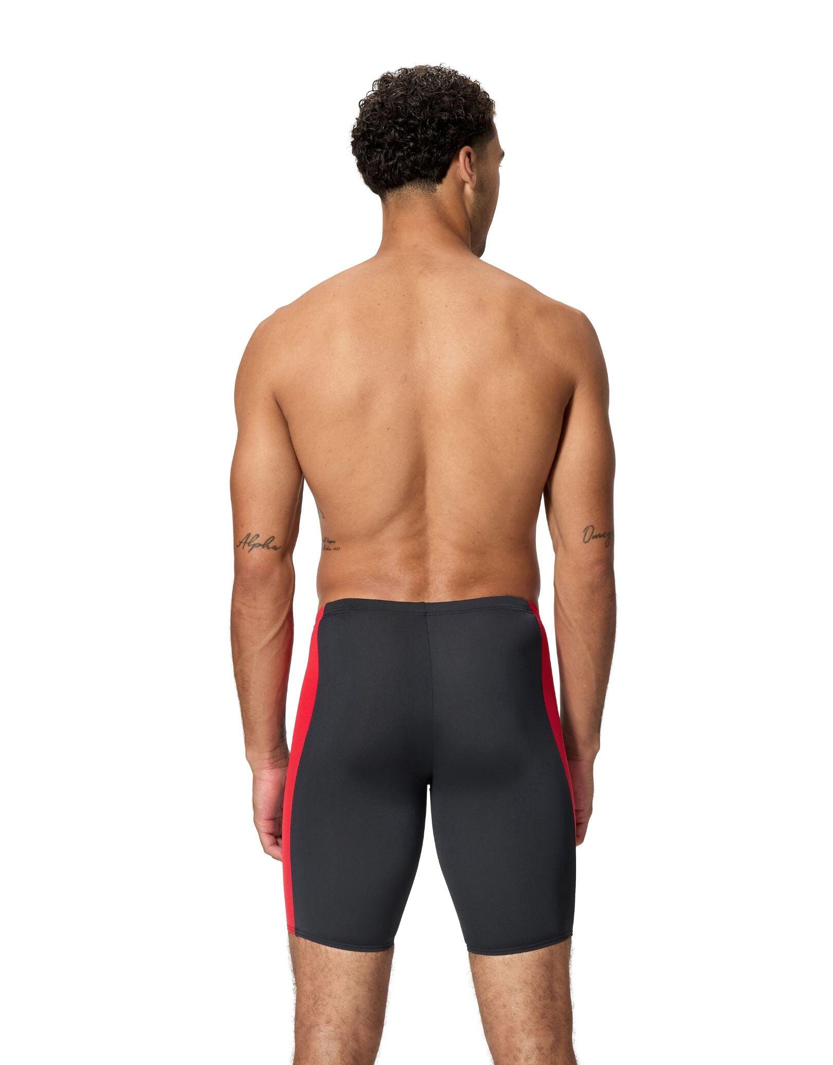 Jammer De Natation Motif/style Panneaux Latéraux Contrastés SPLICE Homme (Noir) 2/5