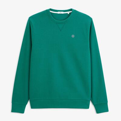 Sweatshirt met ronde hals french rib
