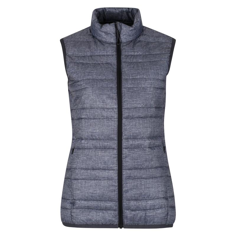 Veste Sans Manches Femme (Gris Chiné/noir)