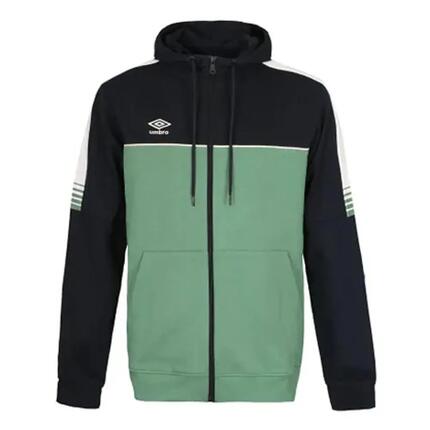 Umbro Grass Heren Hoodie Zwart Groen
