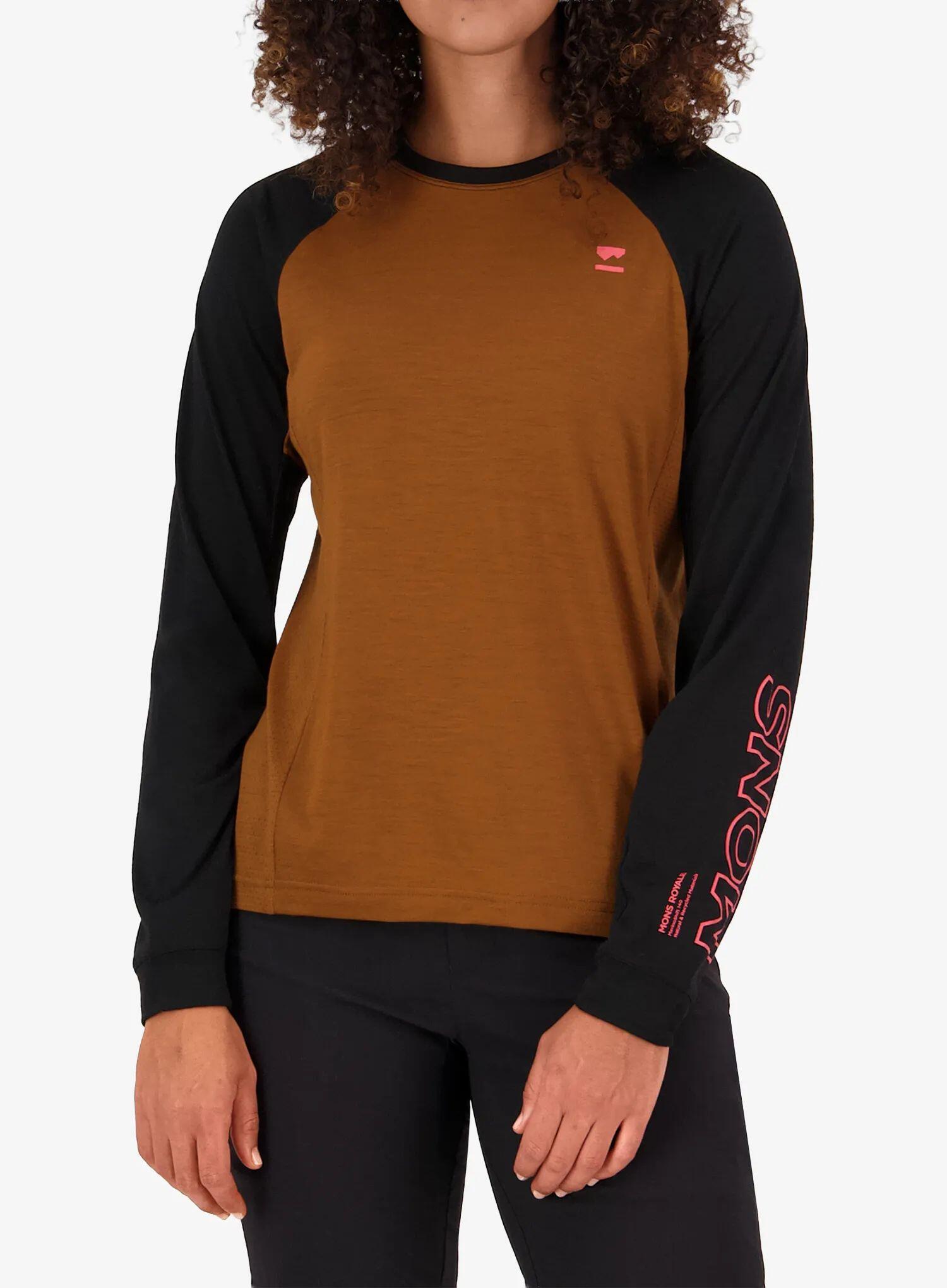 Bluza rowerowa damska Mons Royale Tarn Merino Long Sleeve 1/2