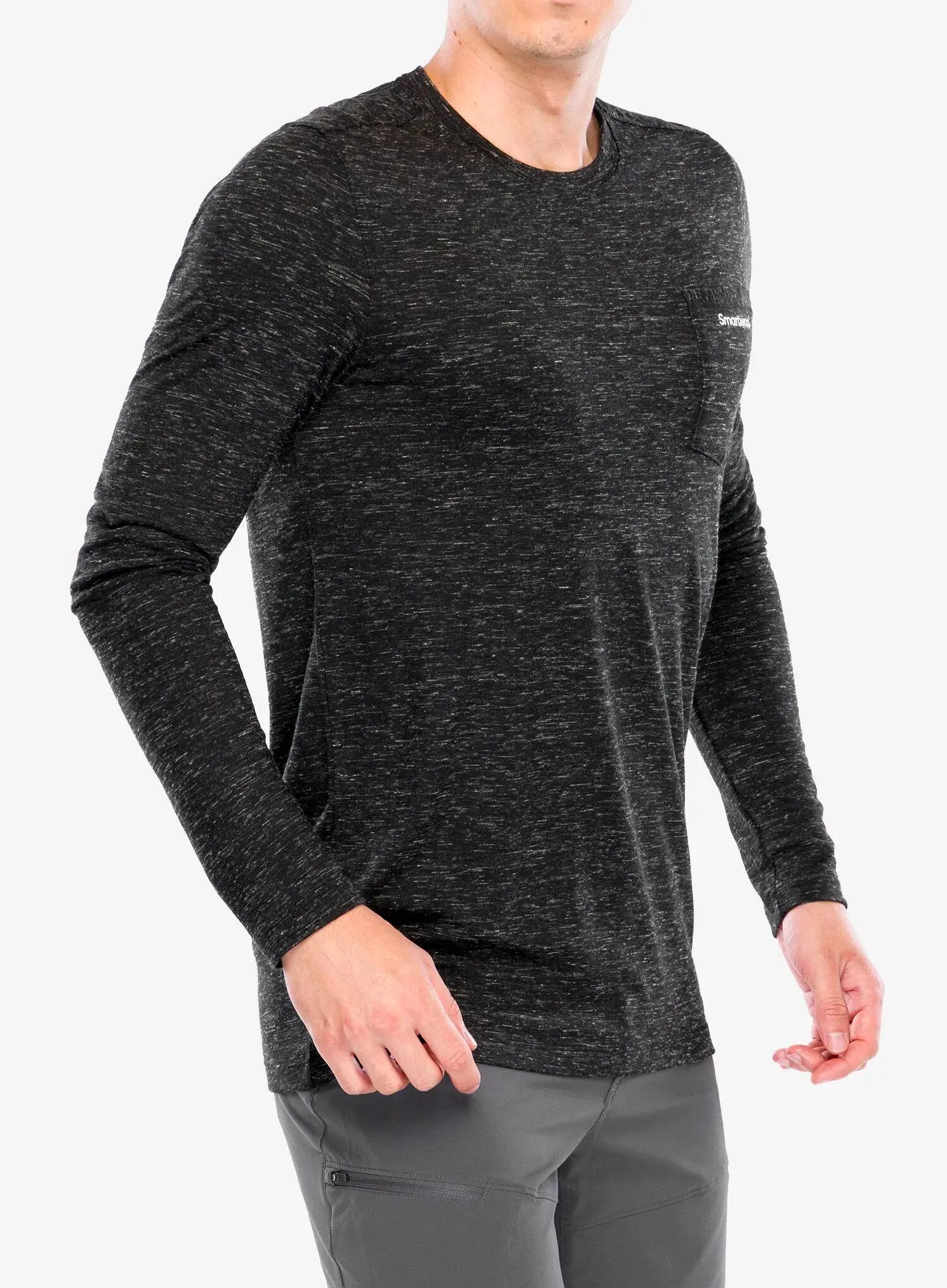 Bluza bez kaptura Smartwool Merino Hemp Blend Gear Up Long Sleeve Graphic Tee 5/7