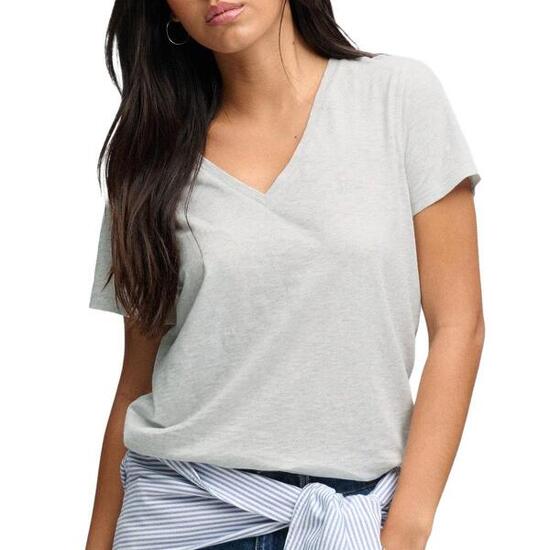 Camiseta Gris Superdry Studios para Mujer