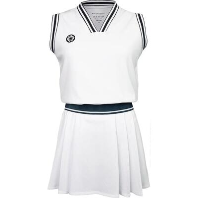 Kleedje met short - tennis - dames - ademend, sneldrogend, pique - wit