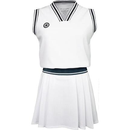 Kleedje met short - Tennis - Dames - Ademend, Sneldrogend, Pique - Wit