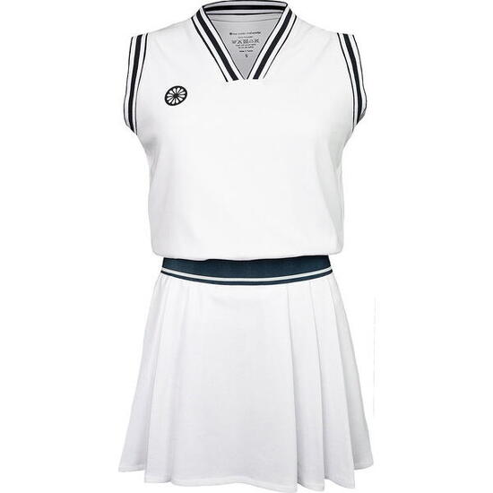 Kleedje met short - Tennis - Dames - Ademend, Sneldrogend, Pique - Wit