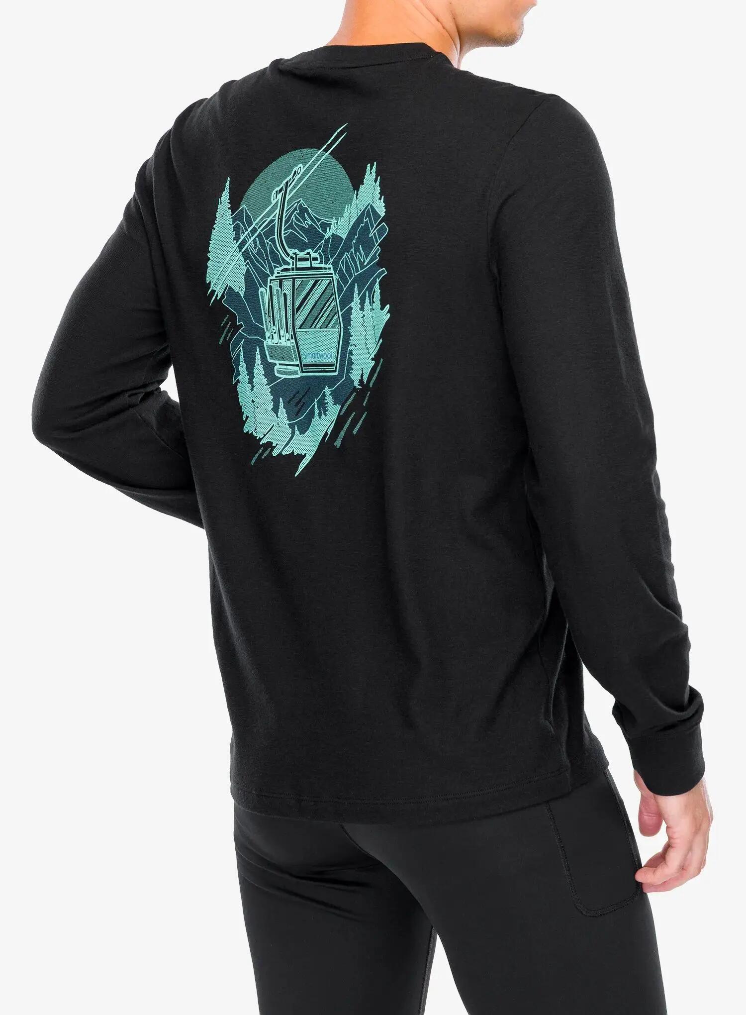 Bluza bez kaptura Smartwool Gondola View Long Sleeve Graphic Tee 7/7