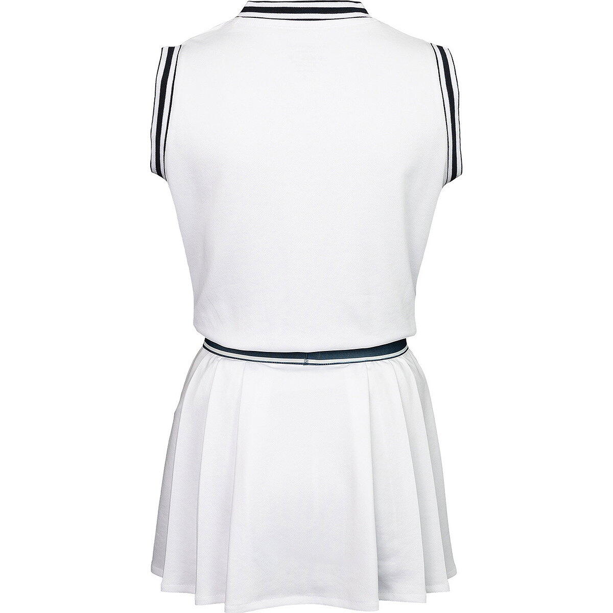 Robe avec short - Tennis - Femmes - Respirante, Séchage rapide, Pique - blanc 3/4