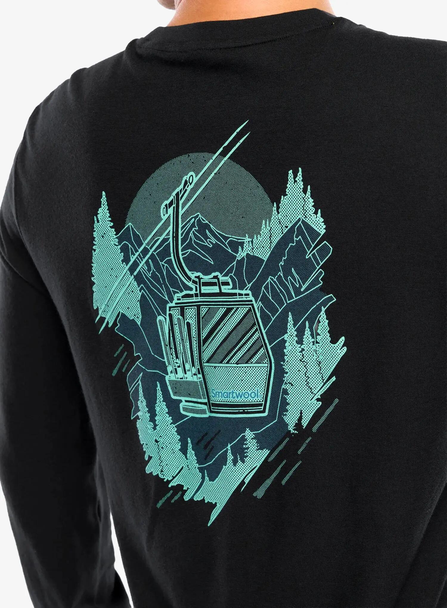 Bluza bez kaptura Smartwool Gondola View Long Sleeve Graphic Tee 6/7