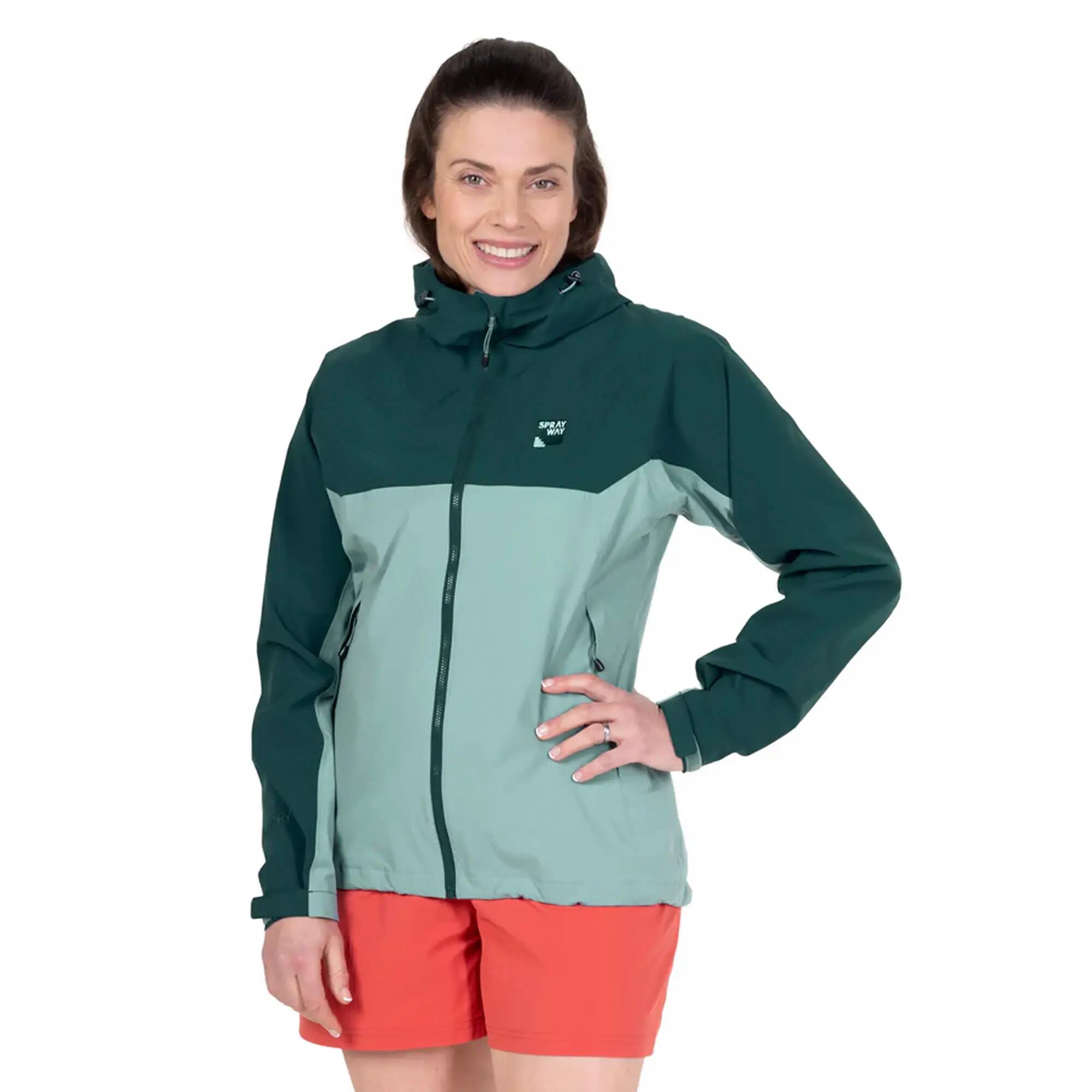 Sprayway - Veste randonnée femme imperméable à capuche zippée 3/5