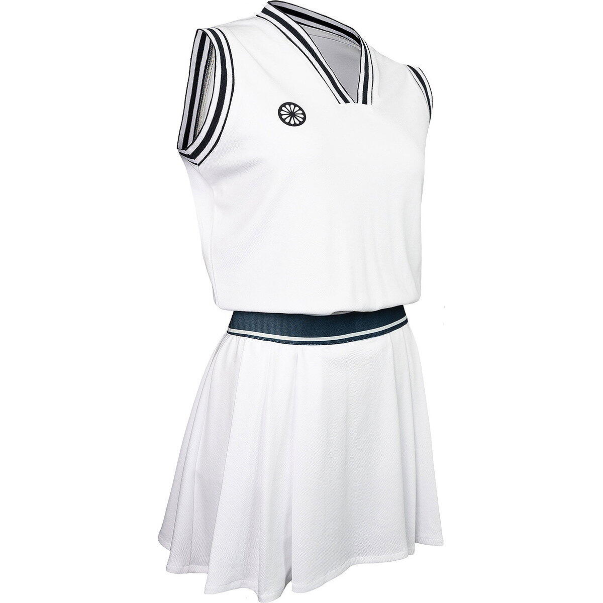 Robe avec short - Tennis - Femmes - Respirante, Séchage rapide, Pique - blanc 2/4