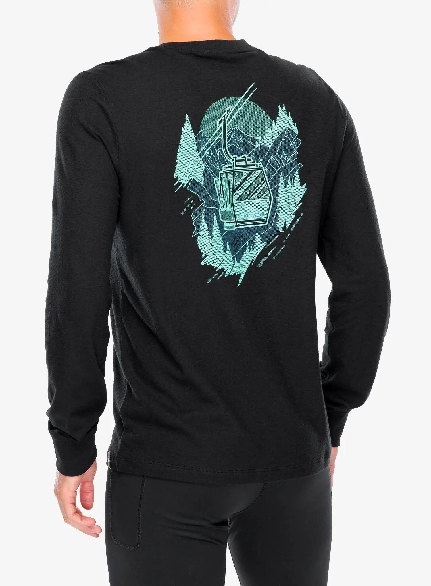 Bluza bez kaptura Smartwool Gondola View Long Sleeve Graphic Tee 5/7
