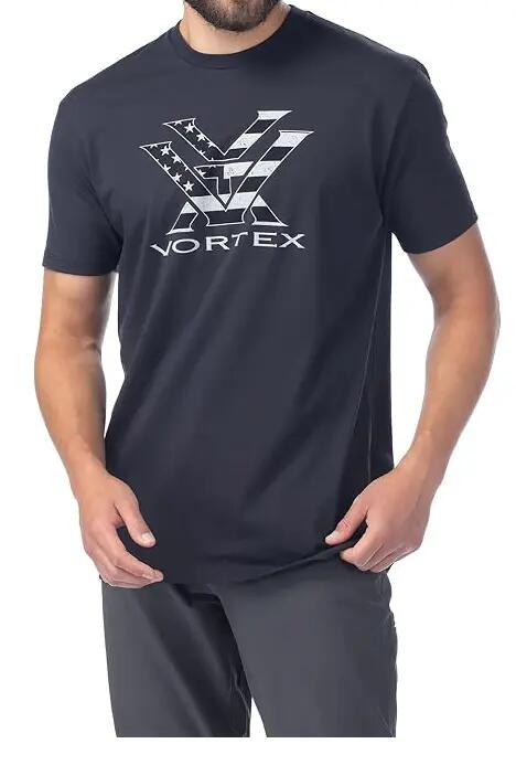 T-Shirt Vortex Stars & Stripes Polar Night Cotone Manica Corta Uomo 3/3